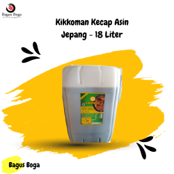 Kikkoman Kecap Asin Jepang - 18 Liter