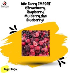 Mix Berry IMPORT (Strawberry,Raspberry,Mulberry dan Blueberry)