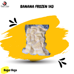 Banana Frozen Fruit 1Kg - Buah Pisang Frozen 1Kg