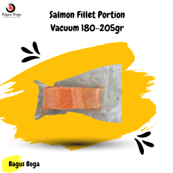Salmon Fillet Portion Vacuum 200 - 250 GRAM